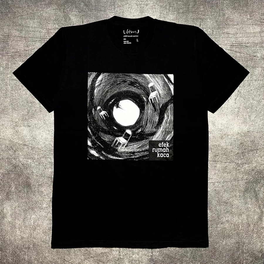 Tshirt EFEK RUMAH KACA - COVER ALBUM Official Merchandise